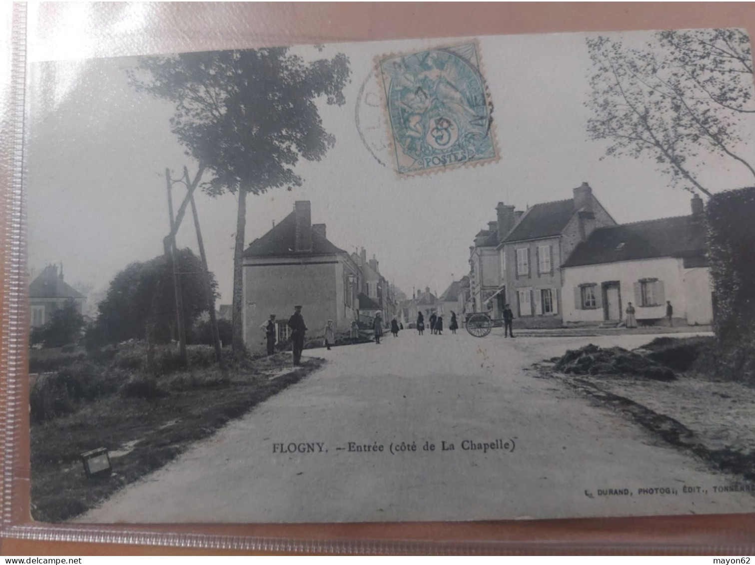 FLOGNY 89 - ENTREE COTE DE LA CHAPELLE - BELLE ANIMATION -  CIRCULEE - Flogny La Chapelle