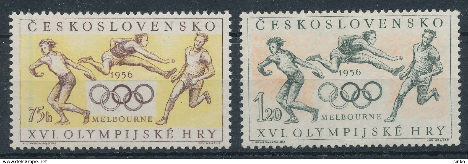 1956. Czechoslovakia - Olympics - Verano 1956: Melbourne