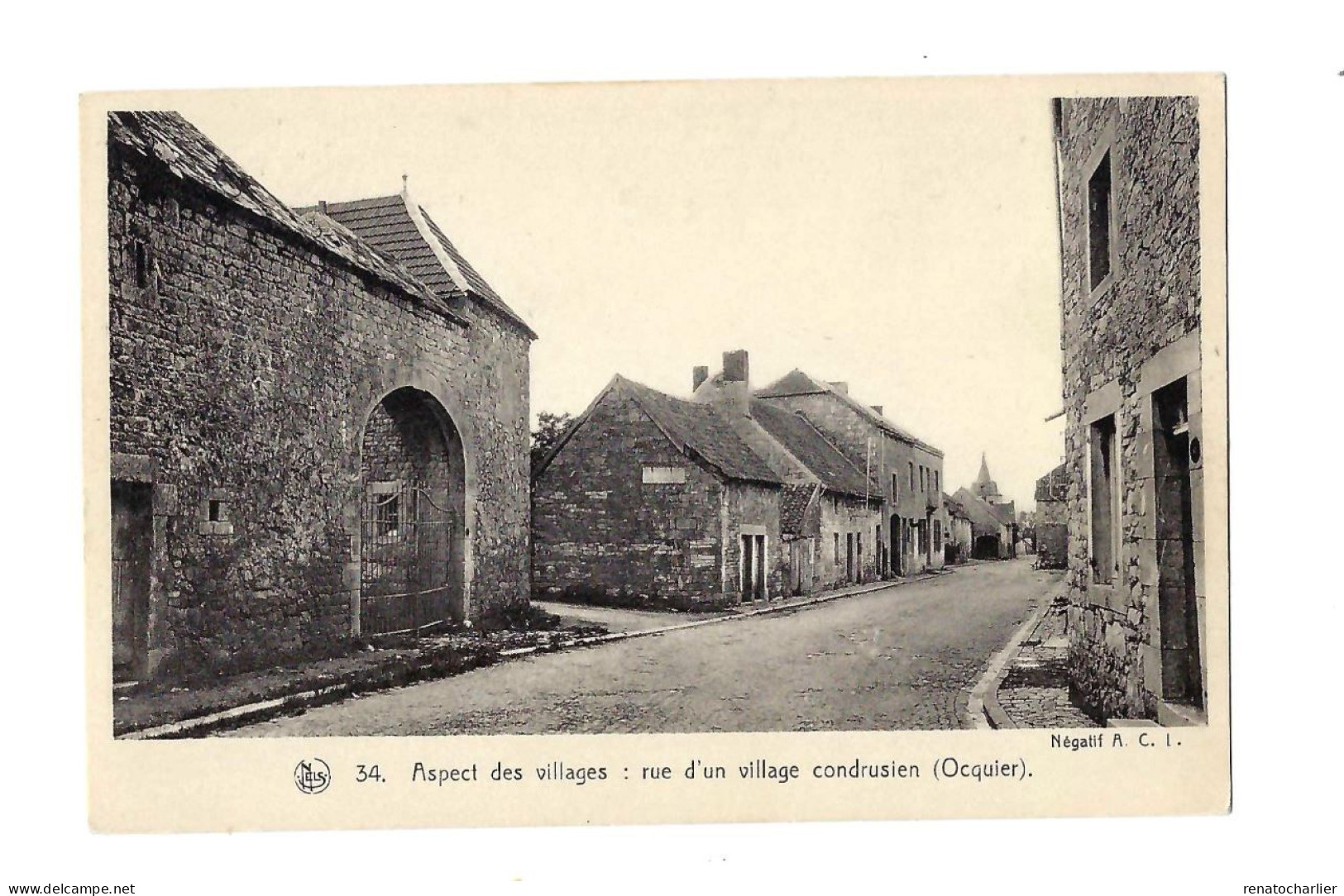 Aspect Des Villages.Rue D'un Village Condruzien.Ocquier. - Clavier