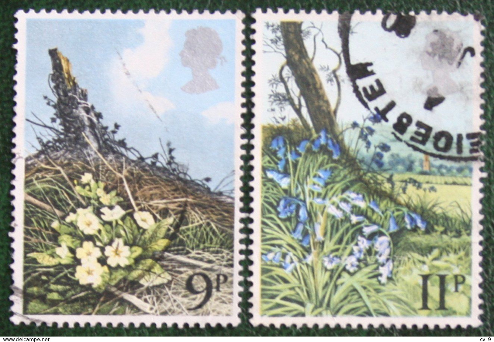 Wild Flowers Fleur Blumen (Mi 785-786) 1979 Used Gebruikt Oblitere ENGLAND GRANDE-BRETAGNE GB GREAT BRITAIN - Gebraucht