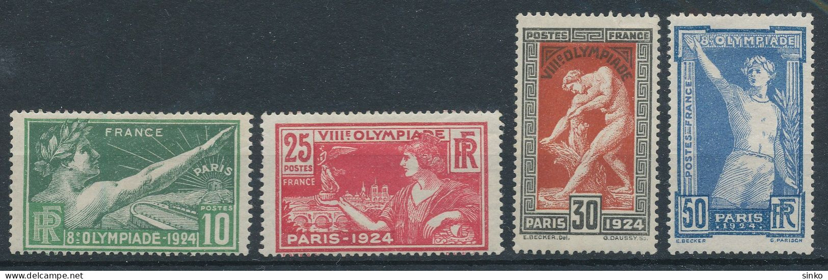 1924. France - Olympics - Verano 1924: Paris