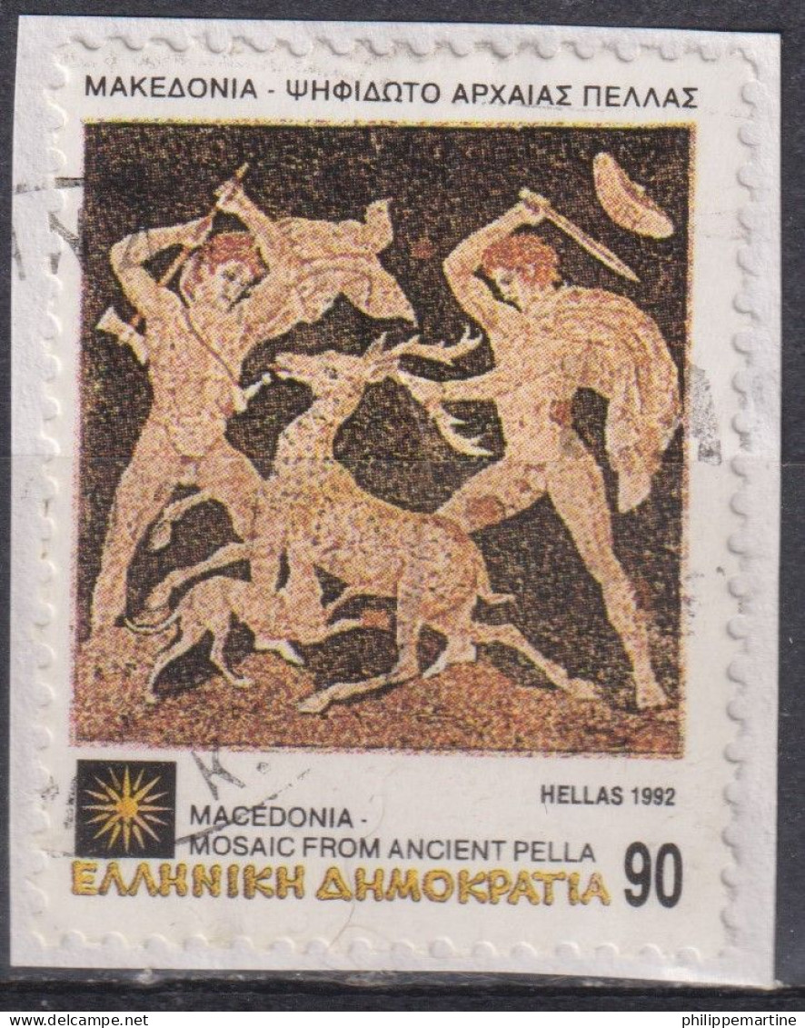 Grèce 1992 - YT 1797 (o) Sur Fragment - Used Stamps