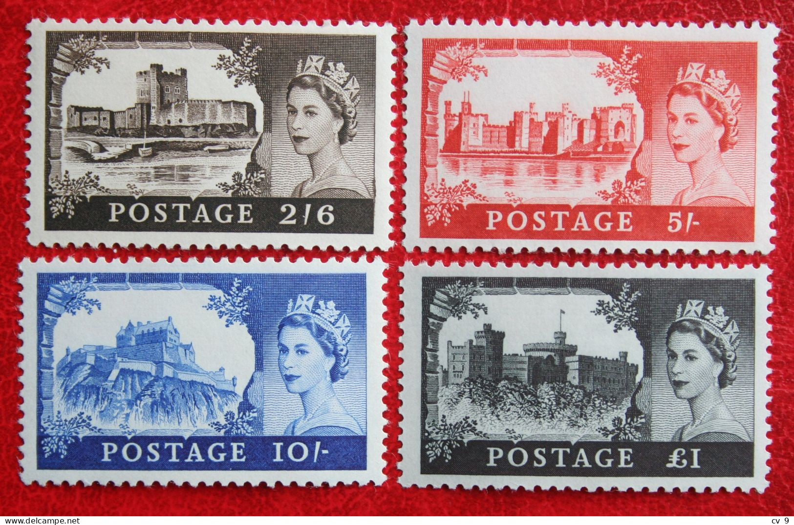 Castles Kastelen Schlösser (Mi 477-480 Yv 502-505) 1967 POSTFRIS MNH ** ENGLAND GRANDE-BRETAGNE GB GREAT BRITAIN - Unused Stamps