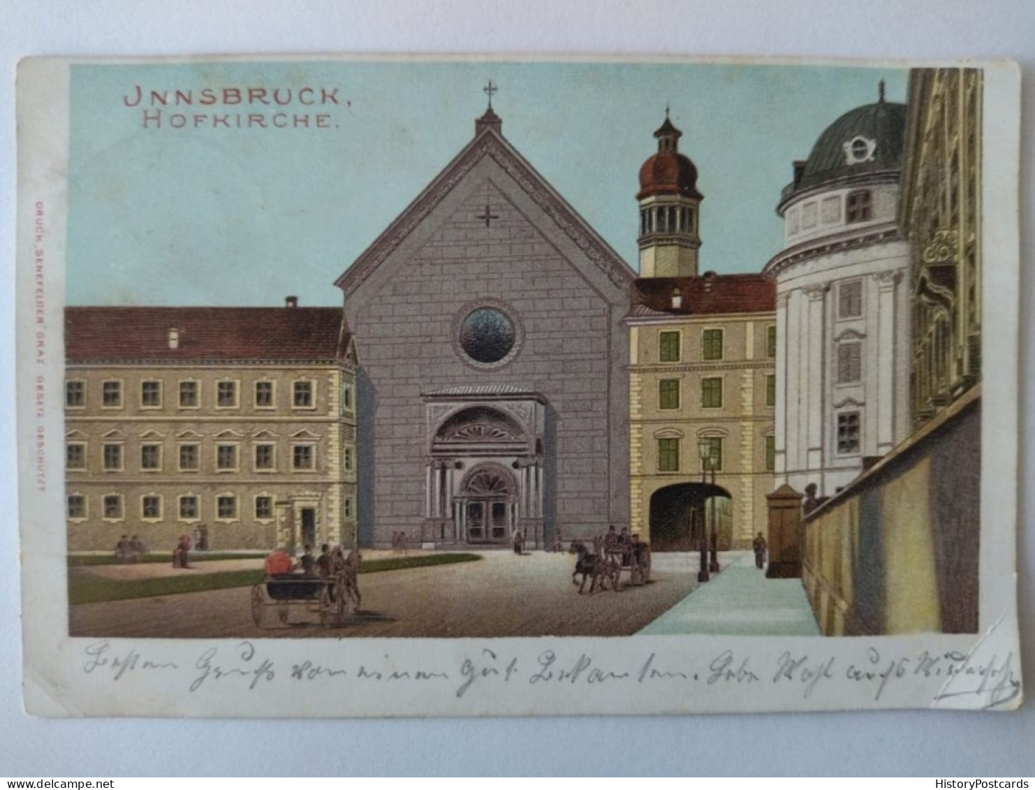 Innsbruck, Hofkirche, Litho, 1901 - Innsbruck