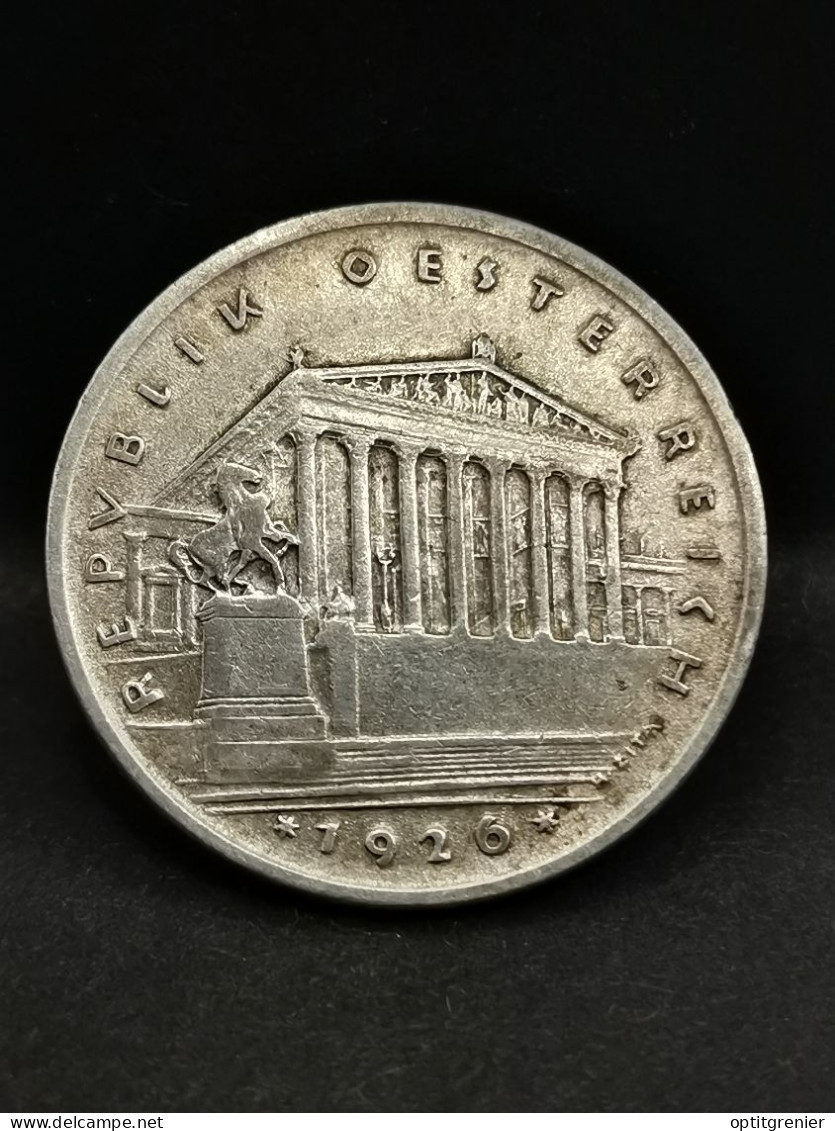 1 SCHILLING ARGENT 1926 AUTRICHE / AUSTRIA SILVER - Autriche