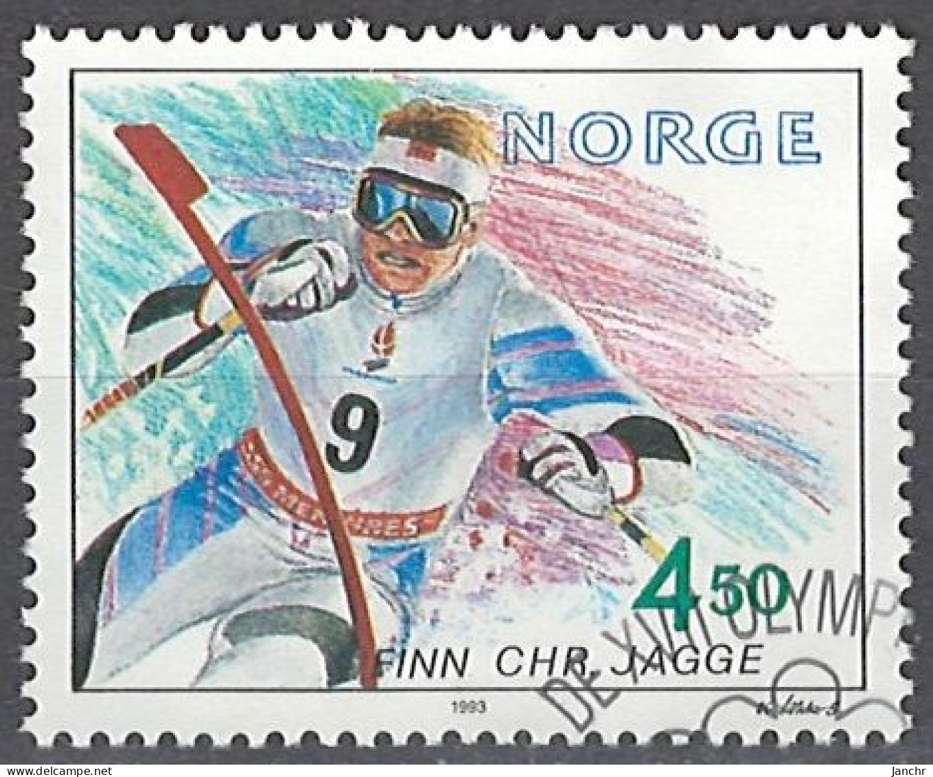 Norwegen Norway 1993. Mi.Nr. 1119, Used O - Oblitérés