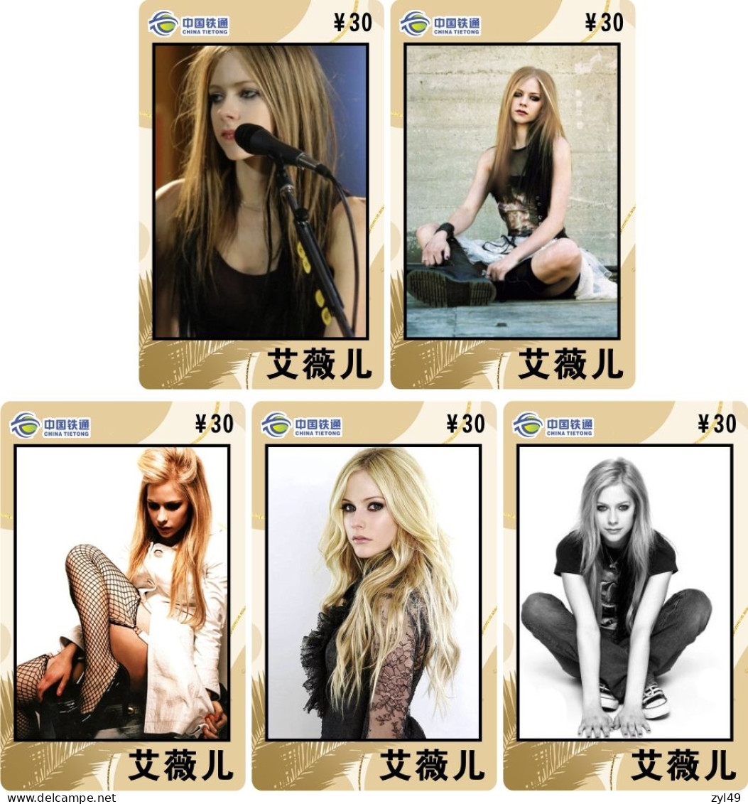 M14030 China phone cards Avril Lavigne 250pcs