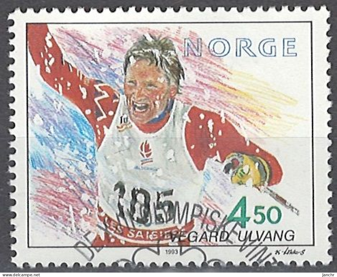 Norwegen Norway 1993. Mi.Nr. 1122, Used O - Oblitérés