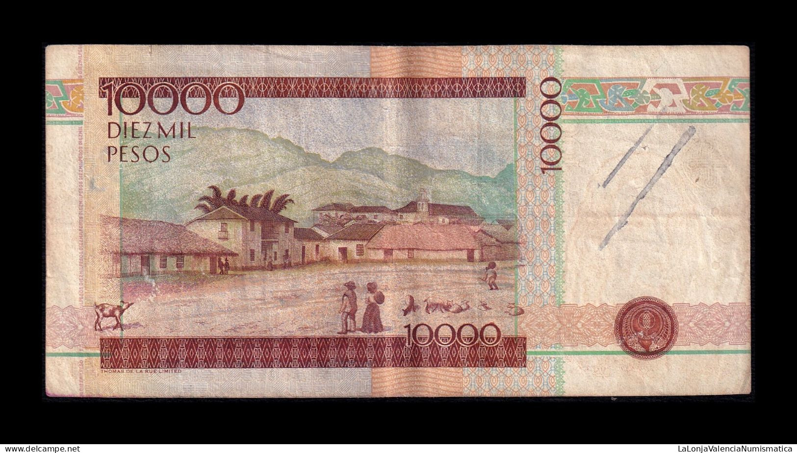 Colombia 10000 Pesos 1995 Pick 444a Bc/+ F/+ - Kolumbien