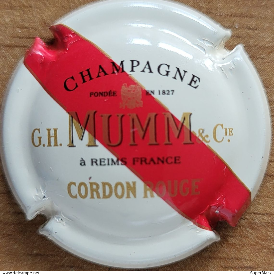 Capsule Champagne G.H. MUMM & Cie Série Nom Horizontal, Cuvée, Crème & Rouge N°119 - Mumm GH Et Cie