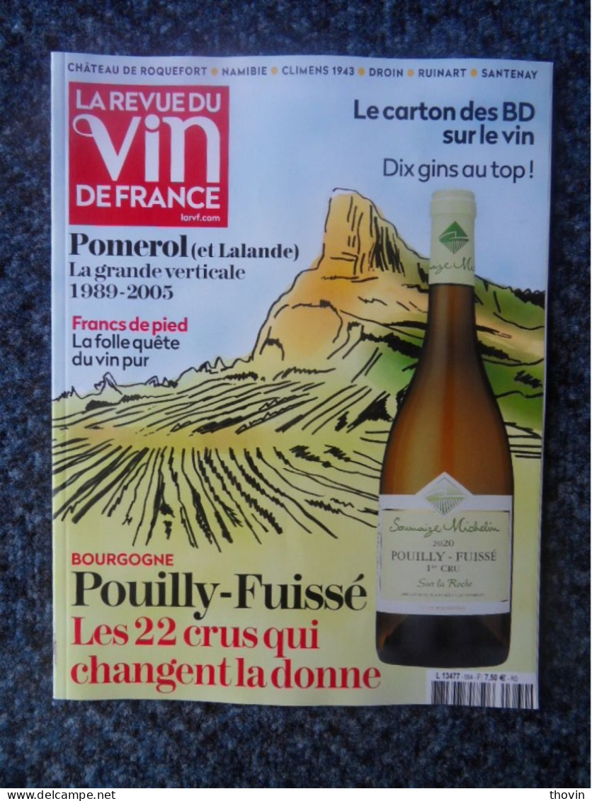 639-RVF LA REVUE DU VIN DE FRANCE N°664 De Octobre 2022 - Cooking & Wines