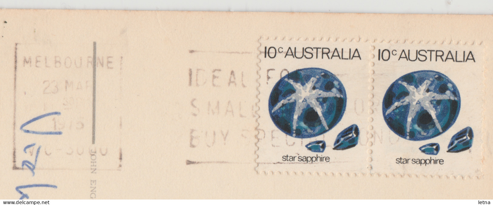 Australia VICTORIA VIC Multiviews MELBOURNE Engelander Kruger 796/28 Postcard 1975 Pmk 2 Stamps - Melbourne