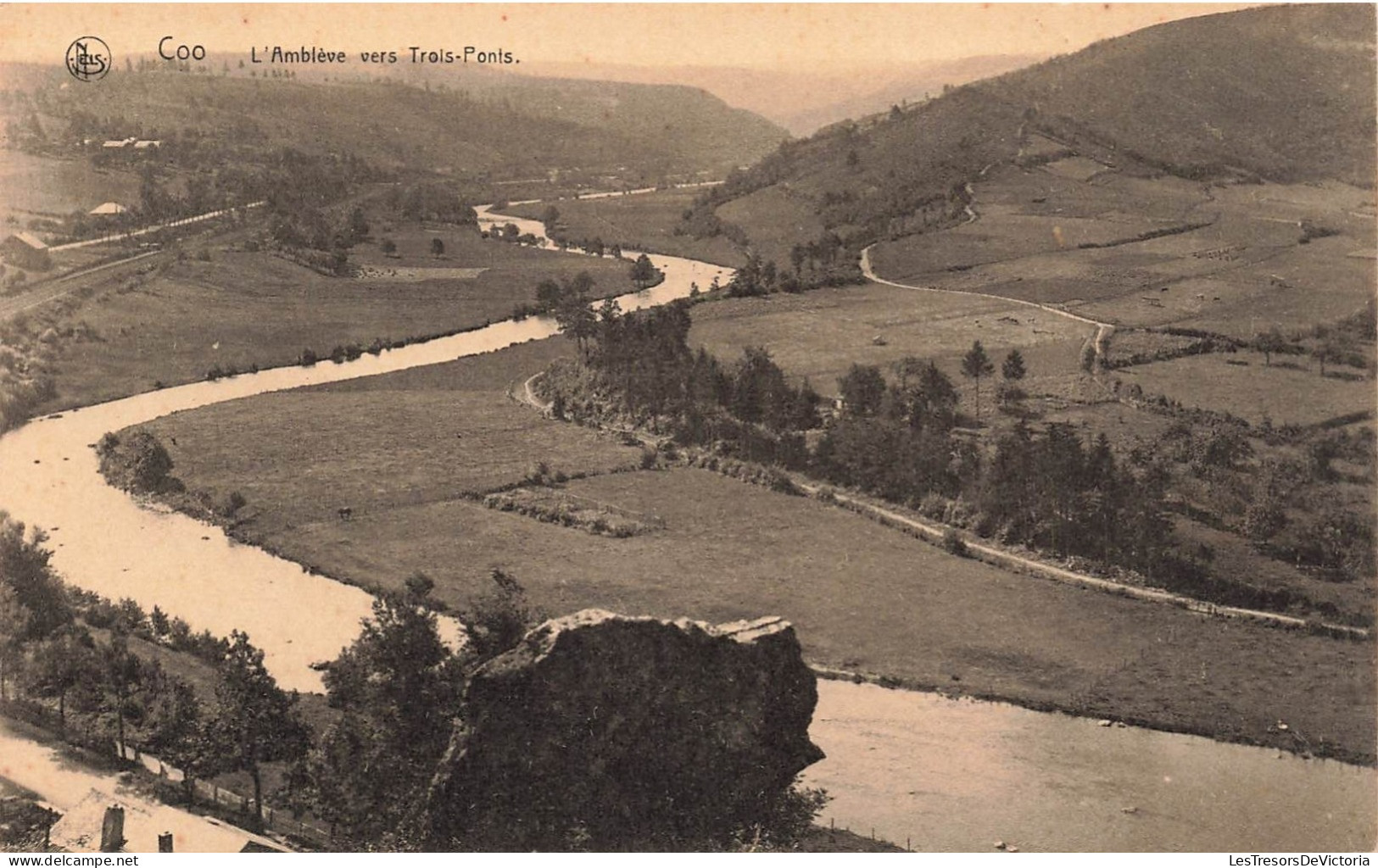 BELGIQUE - Coo - L'Amblève Vers Trois-ponts - Carte Postale Ancienne - Verviers