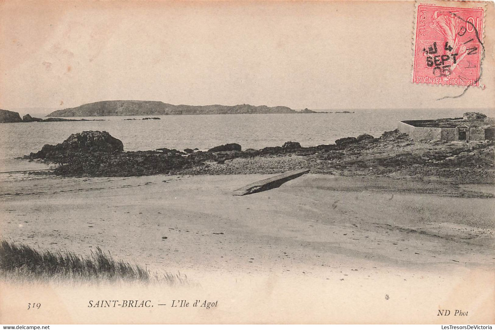 FRANCE - Saint Briac - L'île D'Agot - Carte Postale Ancienne - Saint-Briac