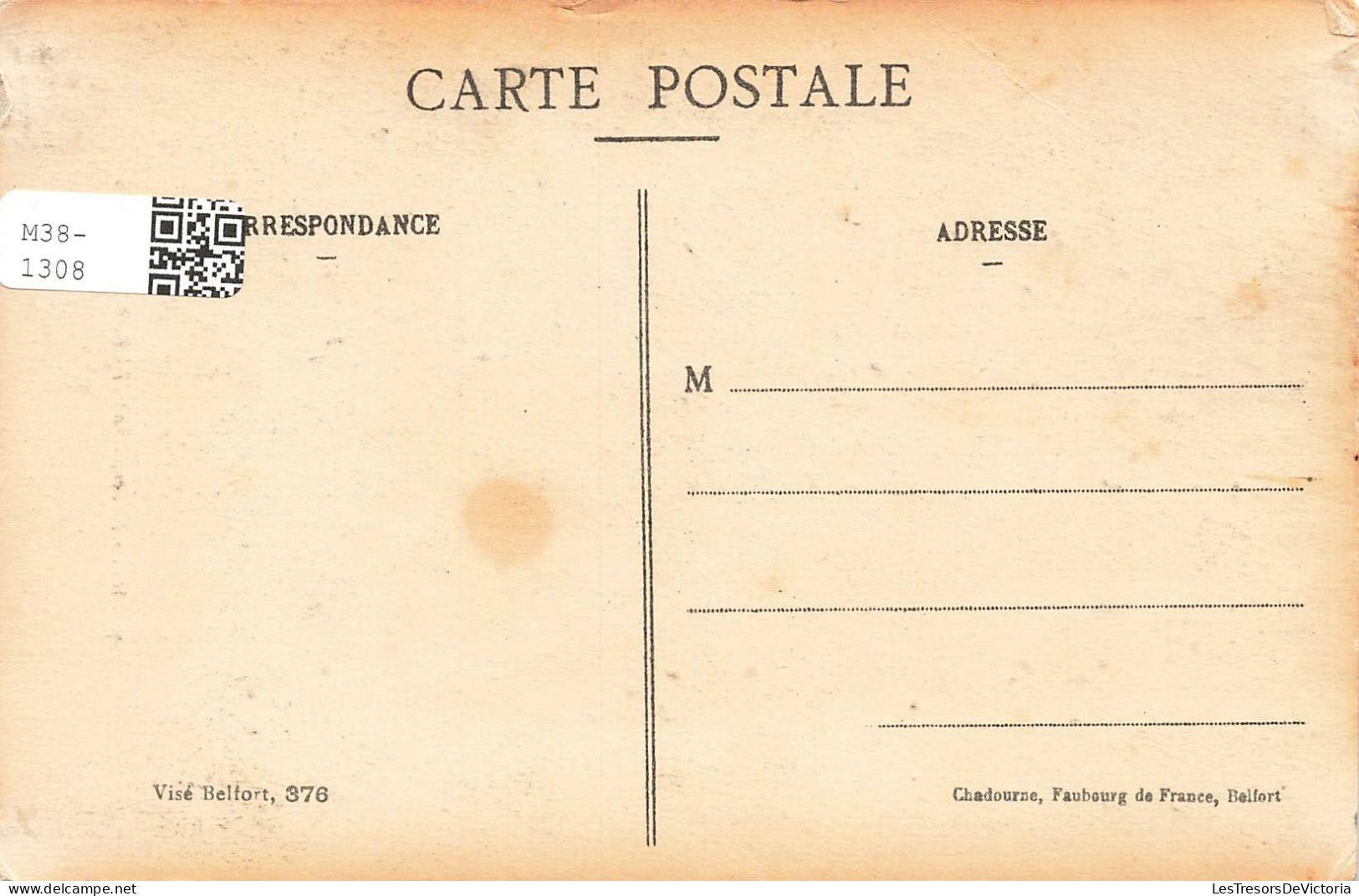BELGIQUE- Haute-Alsace - Saint-Léger - Vue Devant L'Eglise - Carte Postale Ancienne - Saint-Léger