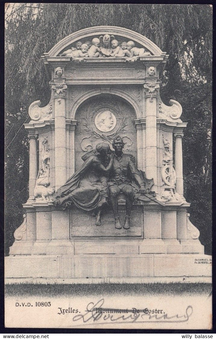 +++ CPA - IXELLES - ELSENE - Monument De Coster - DVD 10803   // - Ixelles - Elsene