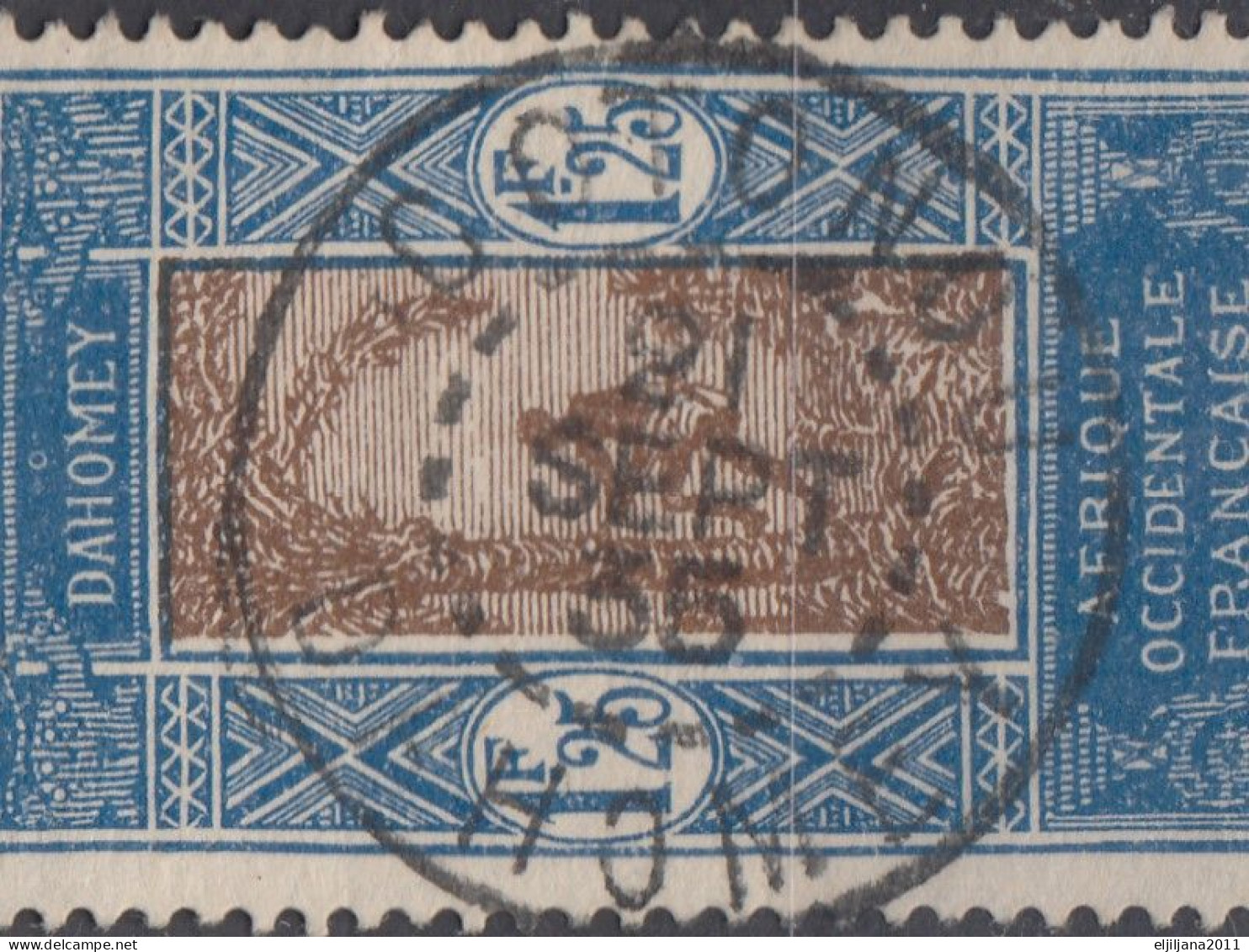 ⁕ DAHOMEY 1925 - 1935 French Colony ⁕ 1.25 F. Mi.82 ⁕ 1v Used - Used Stamps