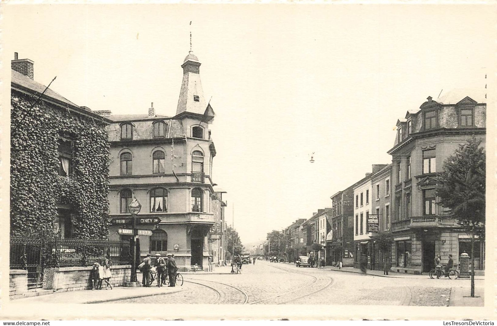 BELGIQUE - Andenne - Quatre Coins - Vélos - Carte Postale Ancienne - Andenne