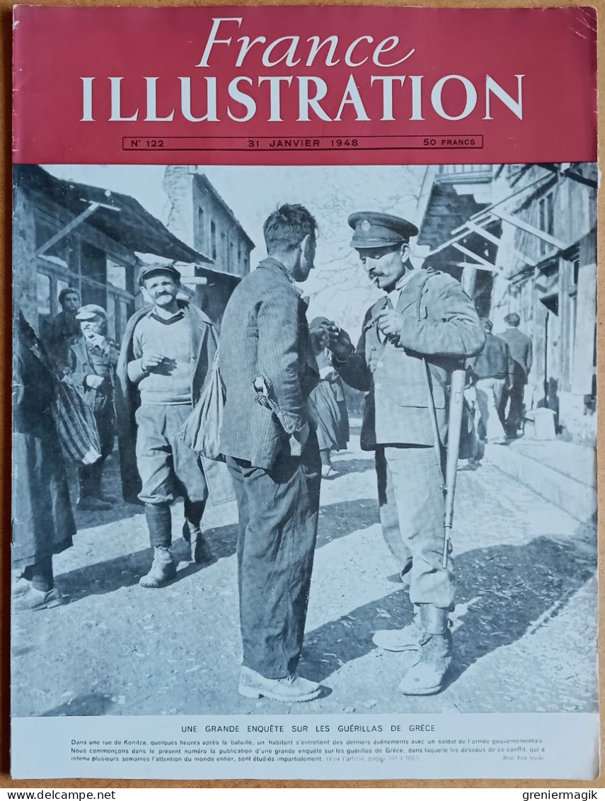 France Illustration N°122 31/01/1948 En Grèce Par Lucien Bodard/Palestine/Mauritanie/Le Café-Concert N'est Plus/Monaco - Algemene Informatie