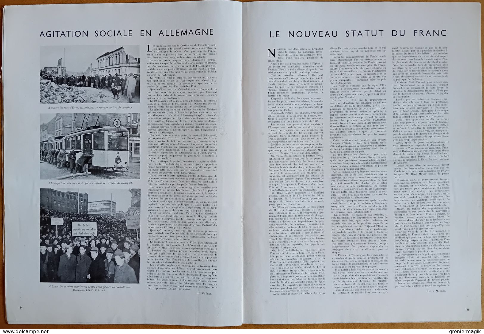 France Illustration N°122 31/01/1948 En Grèce par Lucien Bodard/Palestine/Mauritanie/Le Café-Concert n'est plus/Monaco