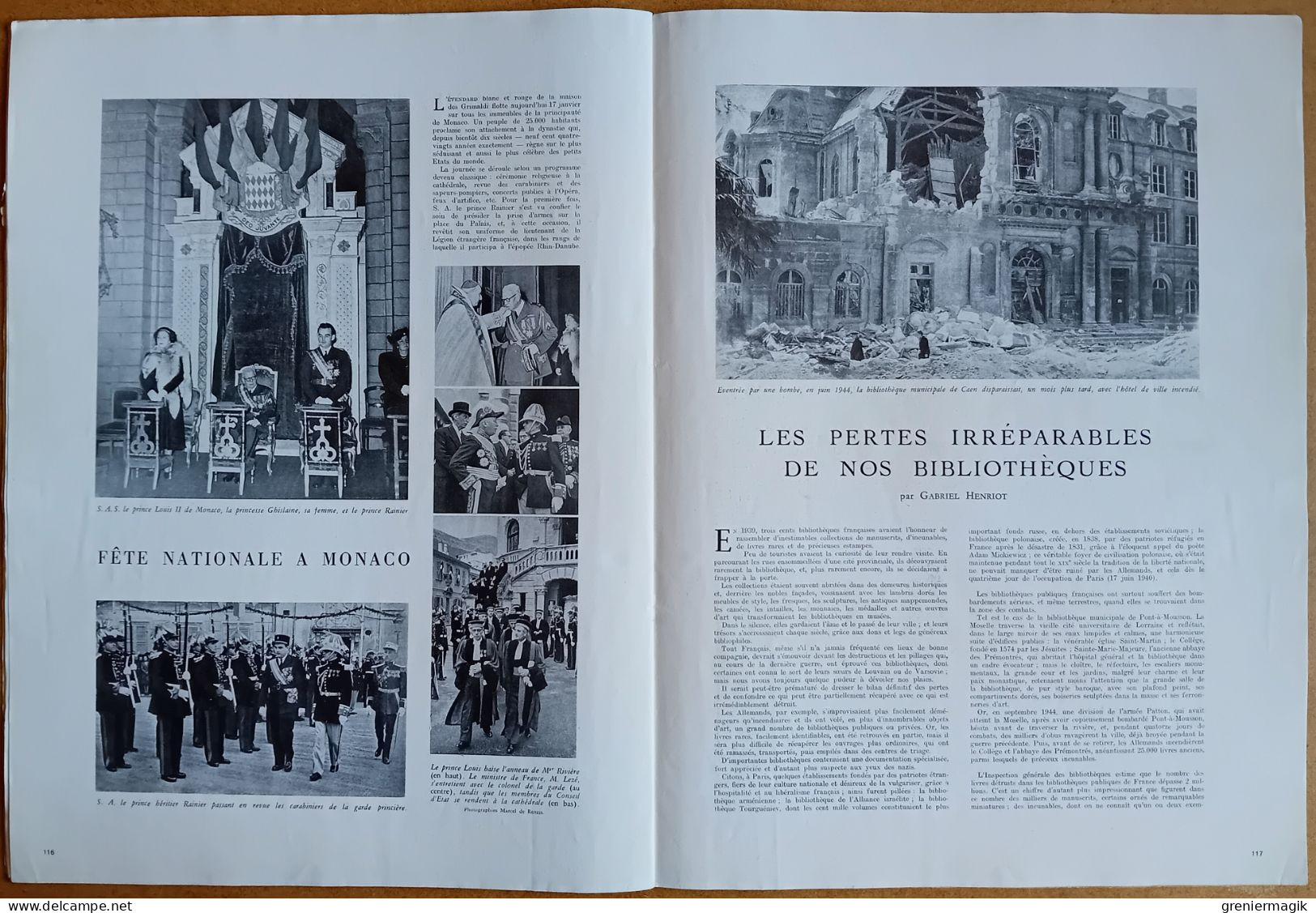 France Illustration N°122 31/01/1948 En Grèce par Lucien Bodard/Palestine/Mauritanie/Le Café-Concert n'est plus/Monaco