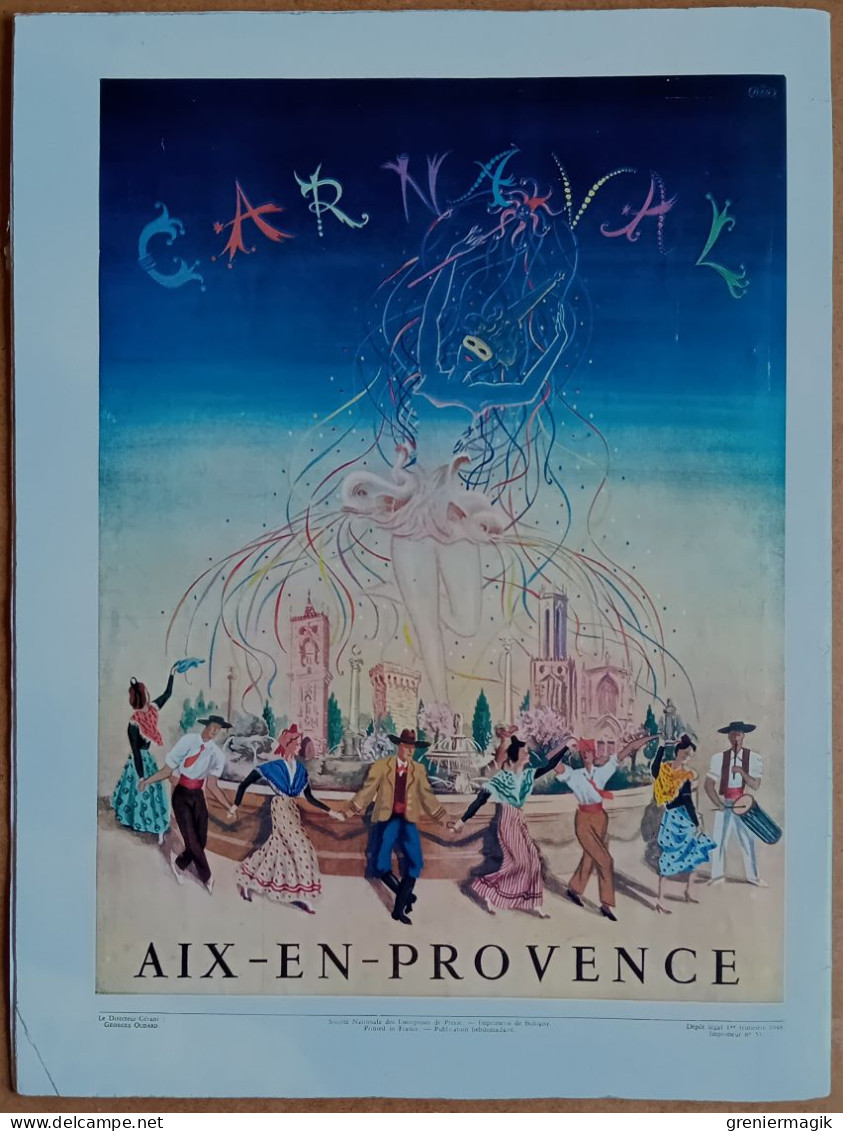 France Illustration N°122 31/01/1948 En Grèce par Lucien Bodard/Palestine/Mauritanie/Le Café-Concert n'est plus/Monaco
