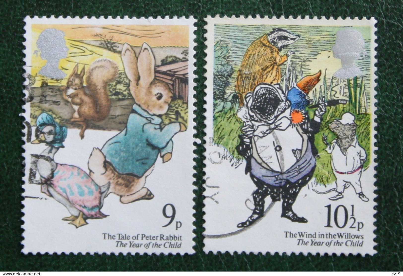 Year Child Peter Rabbit Winnie De Pooh Mi 797-798 1979 Used Gebruikt Oblitere ENGLAND GRANDE-BRETAGNE GB GREAT BRITAIN - Usados