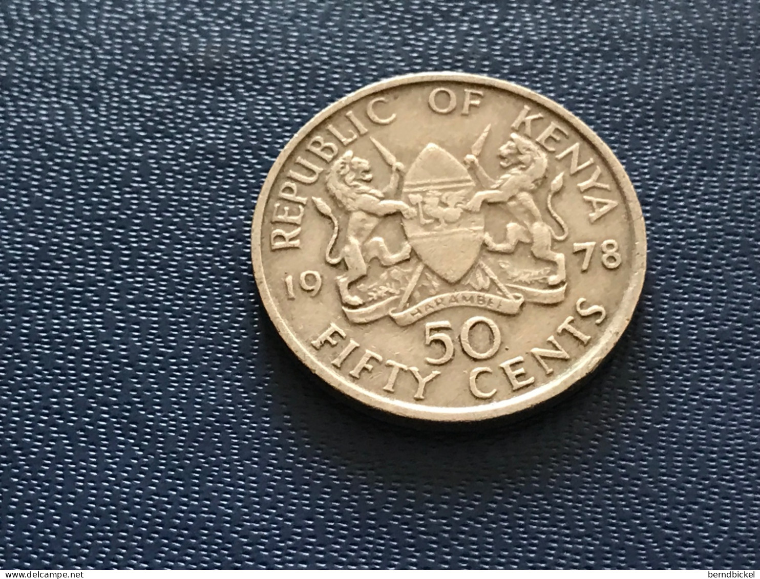 Münze Münzen Umlaufmünze Kenia 50 Cents 1978 - Kenya