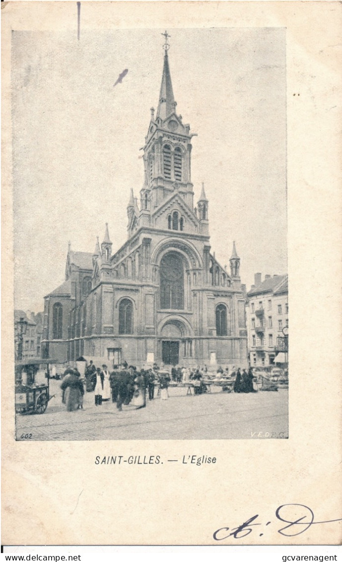 SAINT GILLES   L'EGLISE     2 SCANS - St-Gilles - St-Gillis