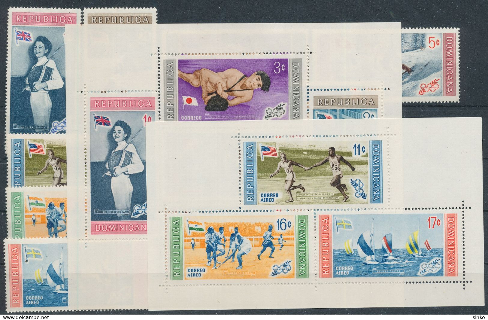 1958. Dominican Republic - Olympics - Ete 1956: Melbourne