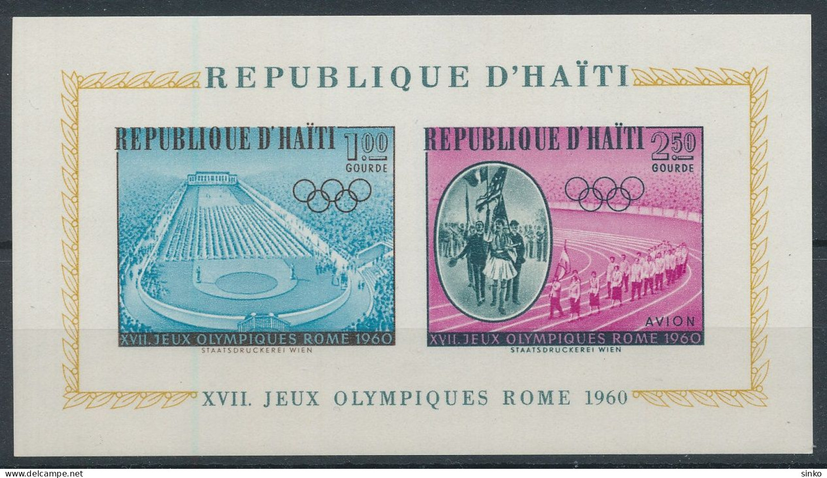 1960. Haiti - Olympics - Sommer 1960: Rom