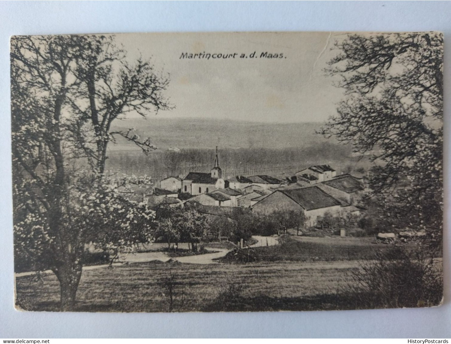 Martincourt-sur-Meuse, Deutsche Feldpostkarte, 1917 - Clermont En Argonne