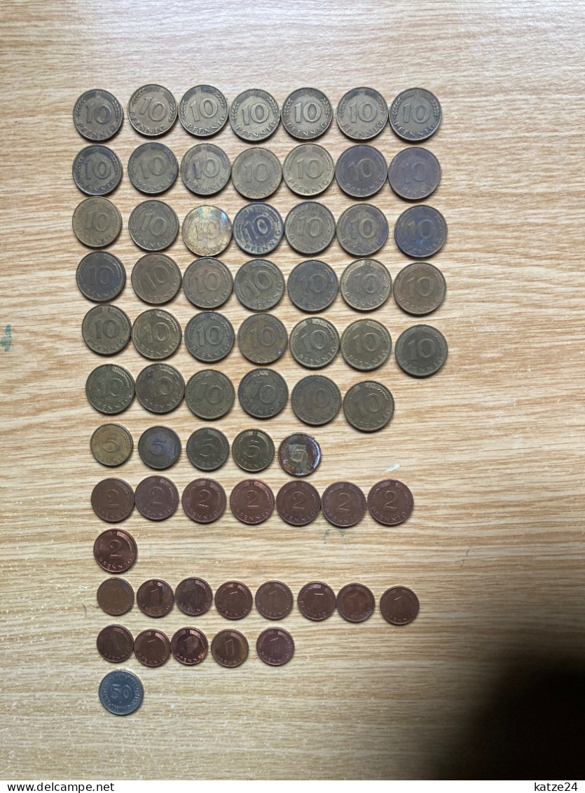 Lot Von 68 Münzen Aus 1949 / 1996 - Alla Rinfusa - Monete
