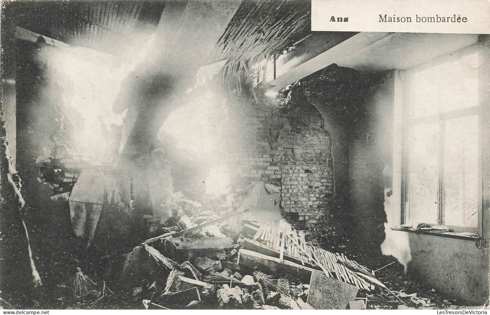 BELGIQUE - Ans - Maison Bombardée - Carte Postale Ancienne - Ans