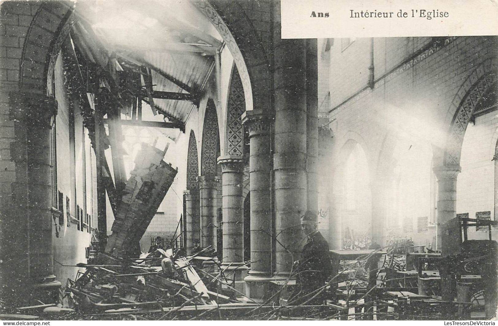 BELGIQUE - Ans - Intérieur De L'Eglise - Carte Postale Ancienne - Ans