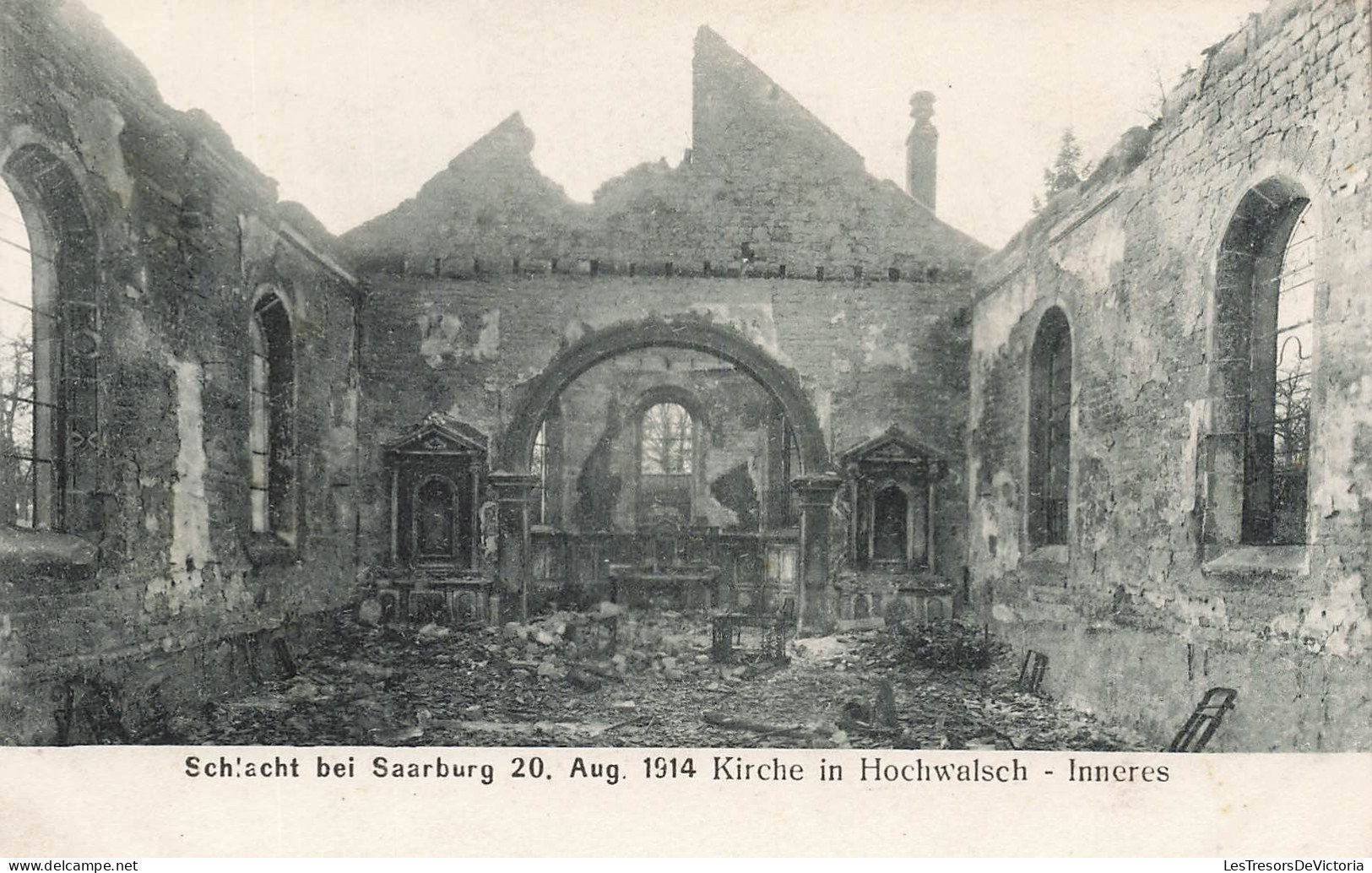 ALLEMAGNE - Schlacht Bei Saarburg 20, Aug 1914 Kirche In Hochwalsch - Carte Postale Ancienne - Saarburg