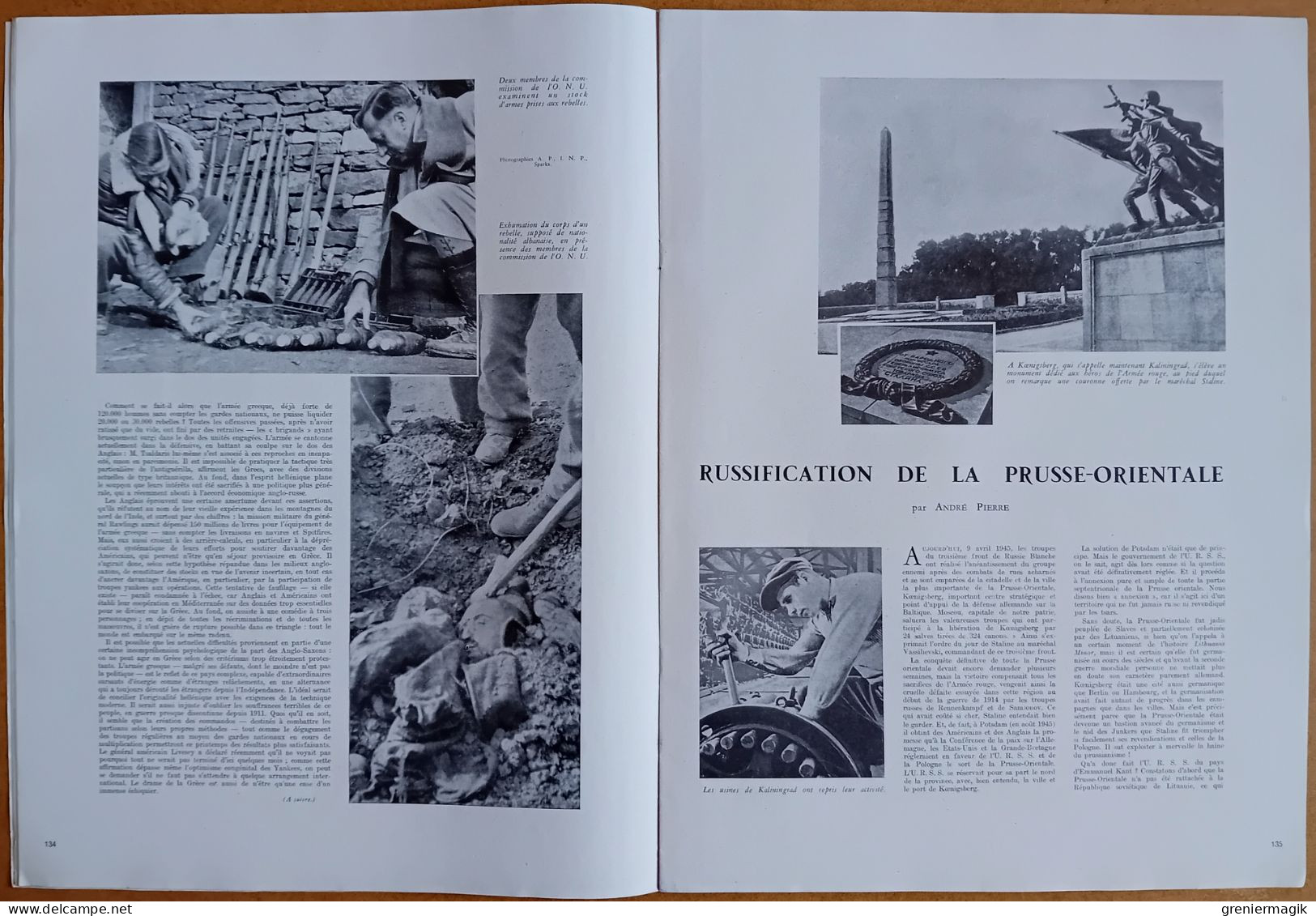 France Illustration N°123 07/02/1948 Assassinat de Gandhi/En Grèce par L. Bodard/Génissiat/Mauritanie/Pontoise/Cerdan