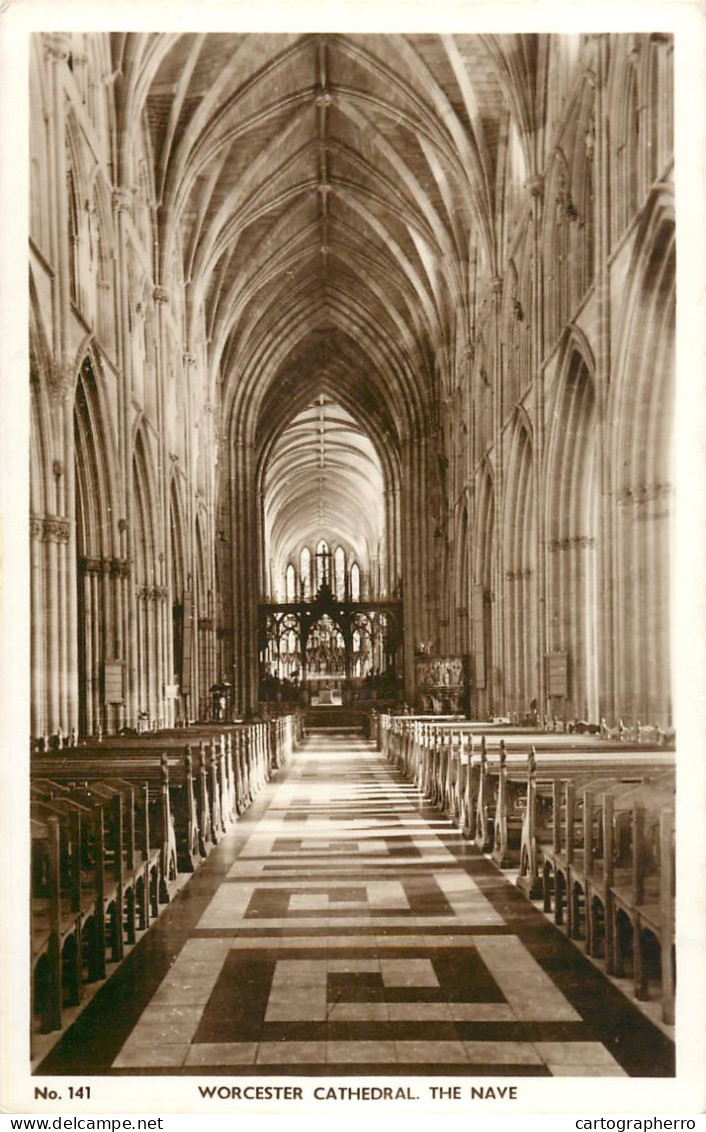 United Kingdom England Worcester Cathedal The Nave - Worcester