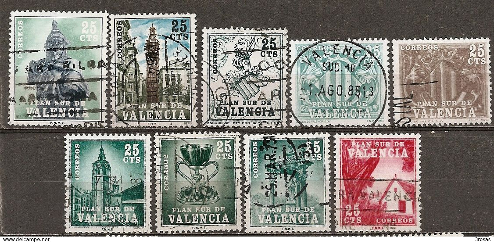 Espagne Spain Collection Valencia Obl - Collections