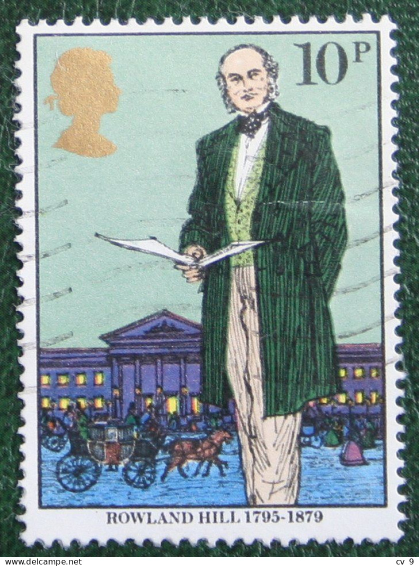 Sir Rowland Hill Mi 804 1979 Used/gebruikt/oblitere ENGLAND GRANDE-BRETAGNE GB GREAT BRITAIN - Used Stamps