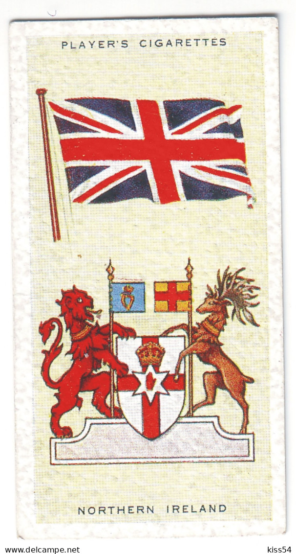 FL 14 - 32-a NORTHERN IRELAND National Flag & Emblem, Imperial Tabacco - 67/36 Mm - Werbeartikel