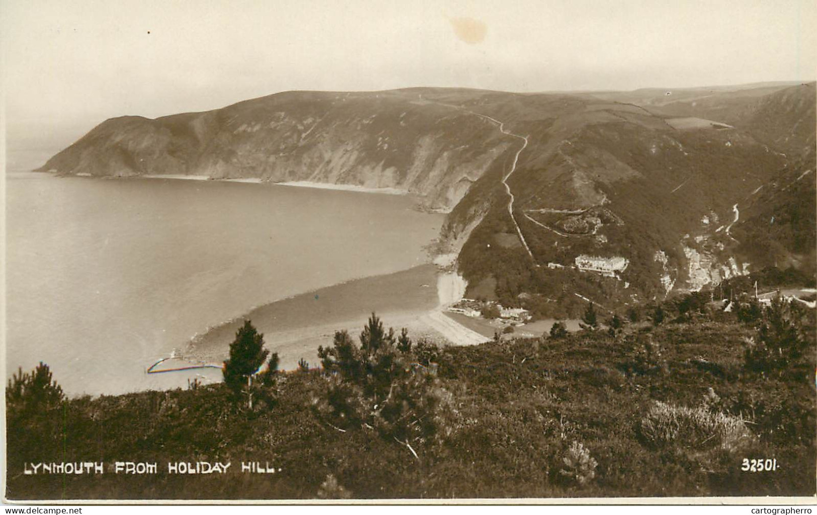 United Kingdom England Lynmouth From Holiday Hill - Lynmouth & Lynton