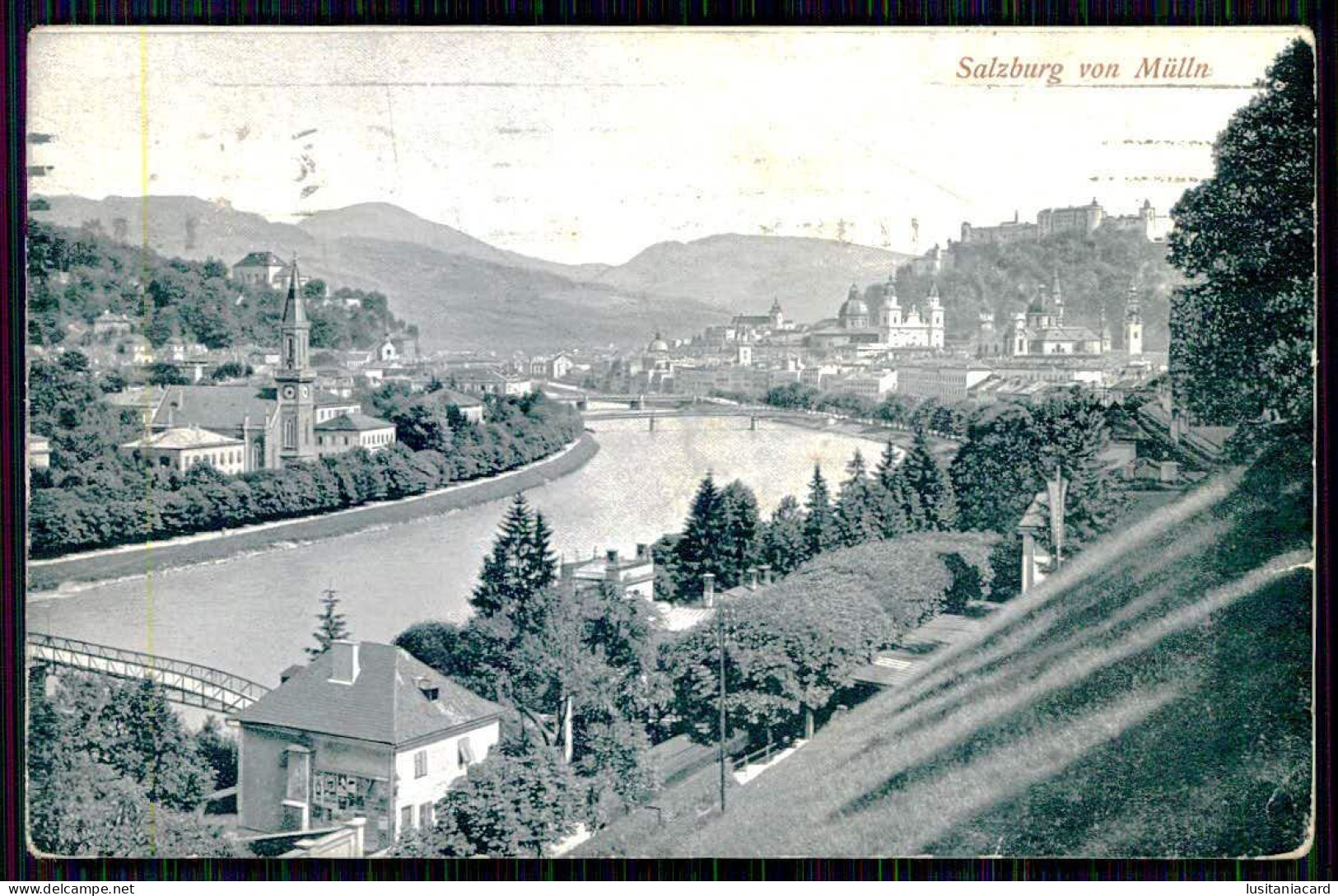 SALZBURG - Salzburg Von Mülln ( Ed. Buch- Un Kunstdruckere J. Huttegger) Carte Postale - Salzburg Stadt