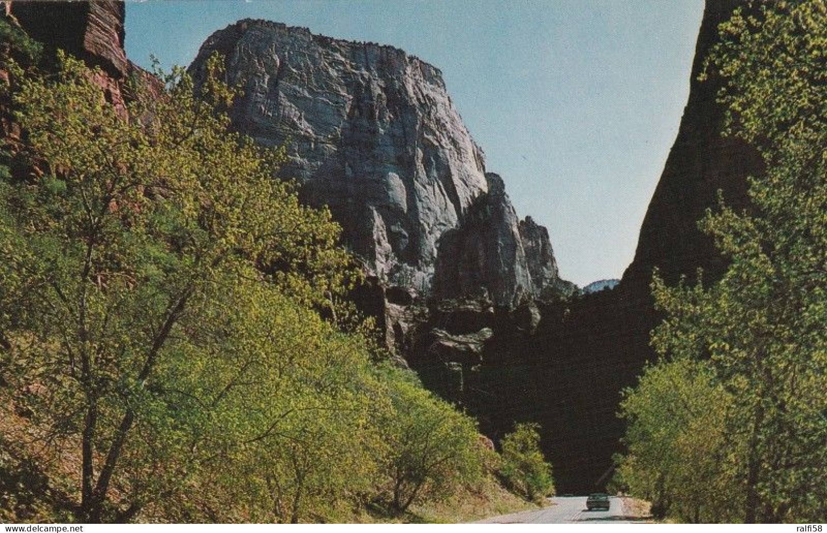 1 AK USA / Utah * Zion Canyon Im Zion National Park - Great White Throne In The Distance * - Zion