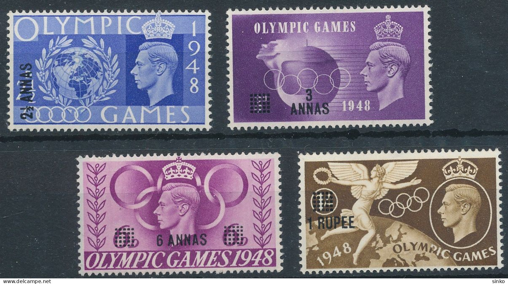 1948. British Postal Agencies In Eastern Arabia - Olympics - Estate 1948: Londra