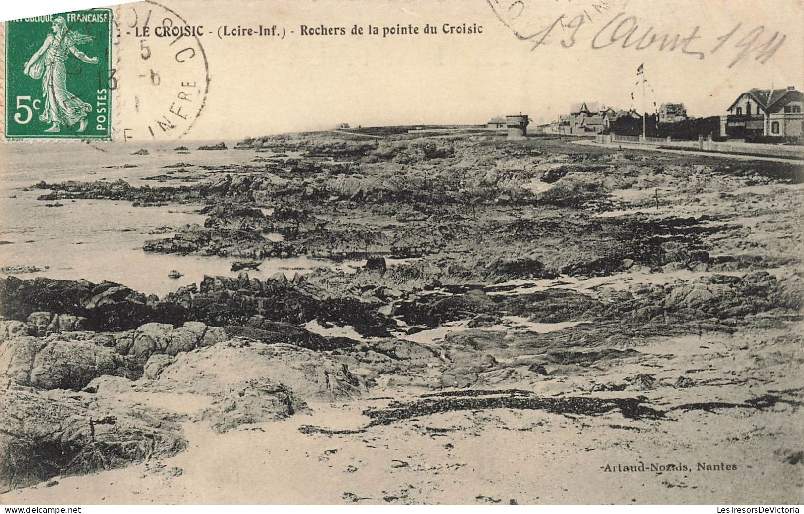 FRANCE - Le Croisic - La Grande Côte : L'ancien Fort - Dos Non Divisé - Carte Postale Ancienne - Le Croisic