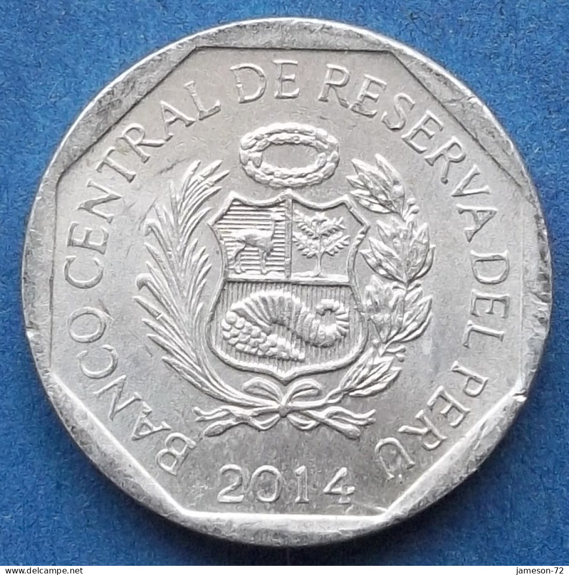 PERU - 5 Centimos 2014 KM# 304.4a Monetary Reform (1991) - Edelweiss Coins - Peru