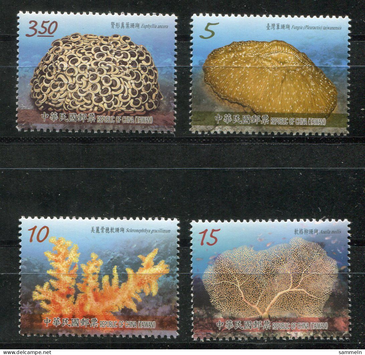TAIWAN 4081-4084 Mnh - Korallen, Corals, Coraux - TAÏWAN - Unused Stamps
