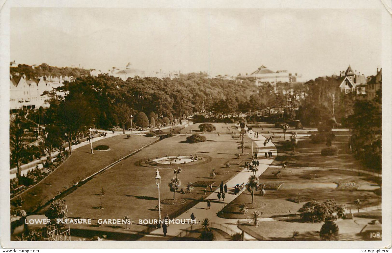 United Kingdom England Bournemouth Lower Pleasure Garden - Bournemouth (fino Al 1972)