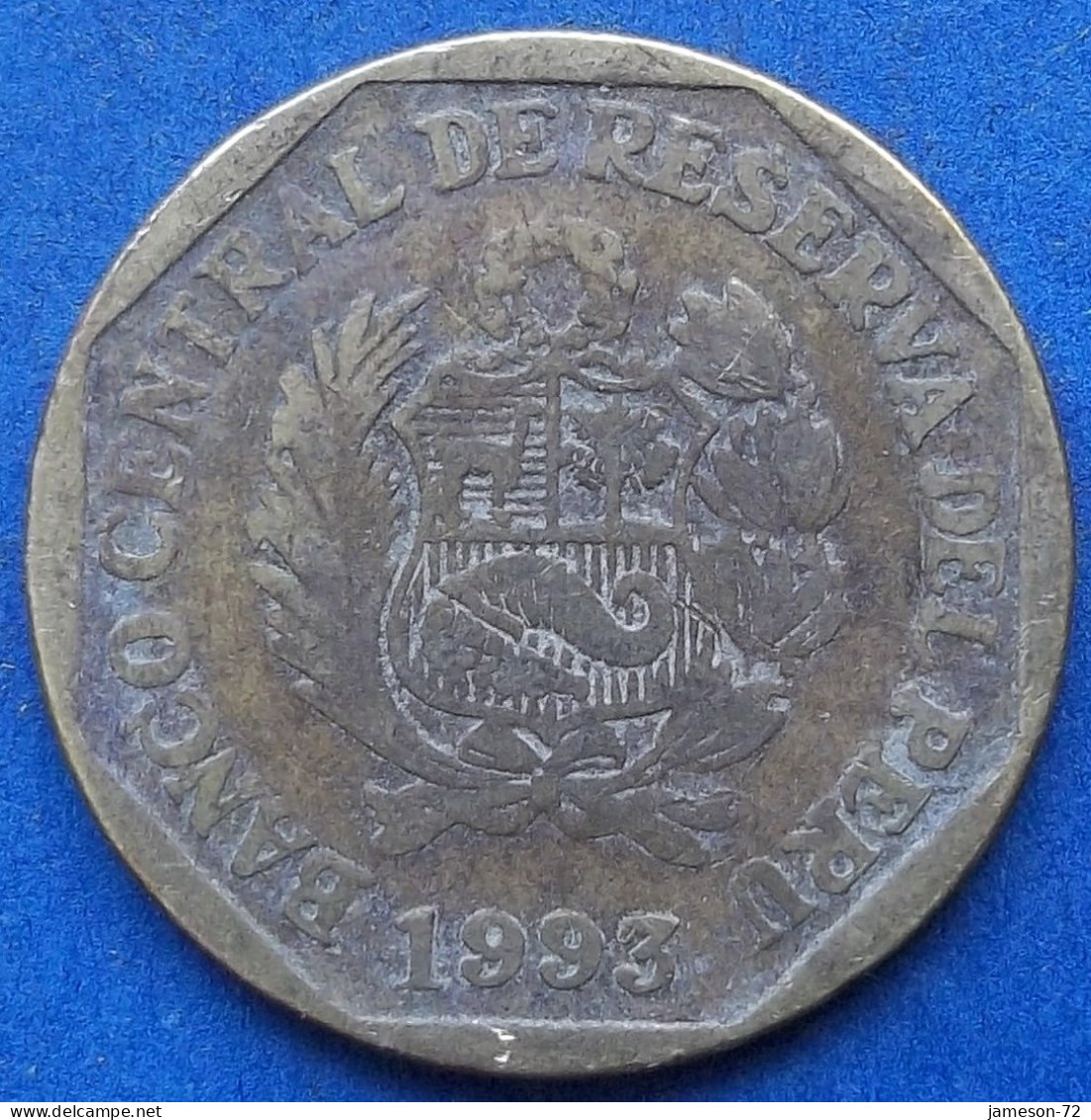 PERU - 20 Centimos 1993 KM# 306.1 Monetary Reform (1991) - Edelweiss Coins - Pérou